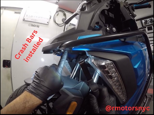 How to install crash bars on BMW c400x video tutorial step-by-step